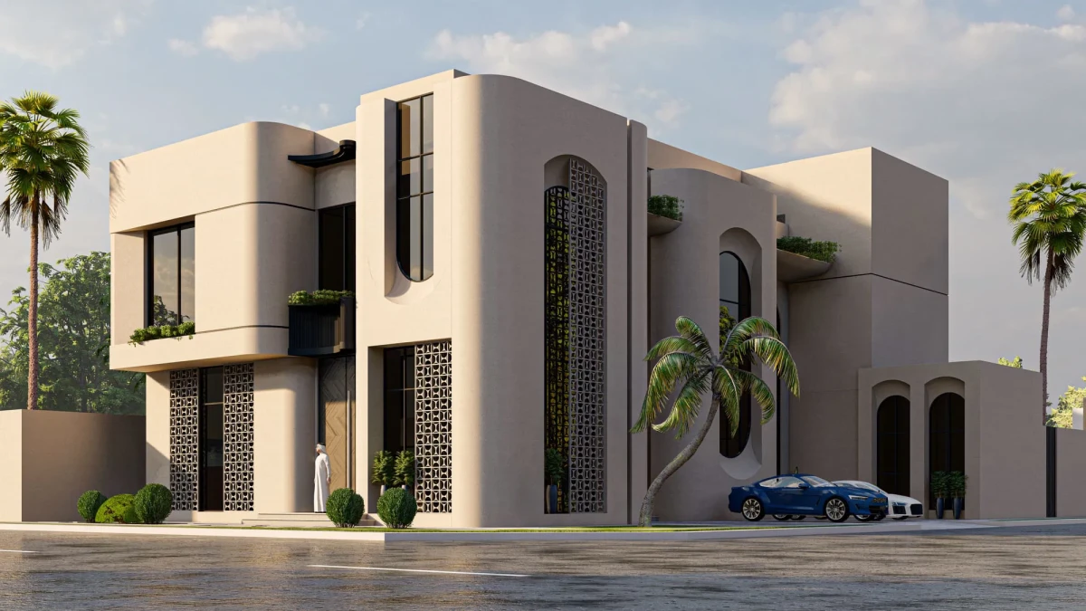 تصميم خارجي مكتب هندسي الرياض