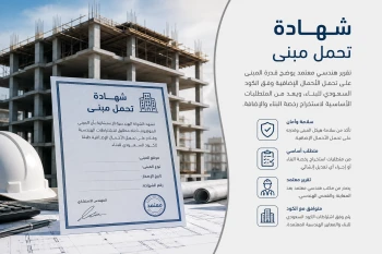 شهادة تحمل مبنى | خبير للاستشارات الهندسية والمساحية